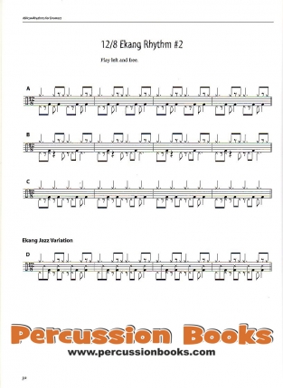 African Rhythms for Drumset Sample2